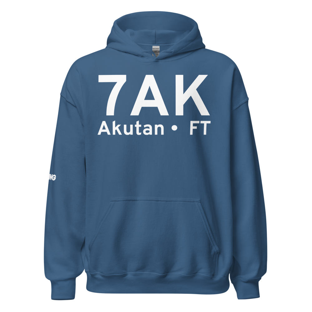 Akutan (PAUT) Airport Hoodie Sweatshirt 