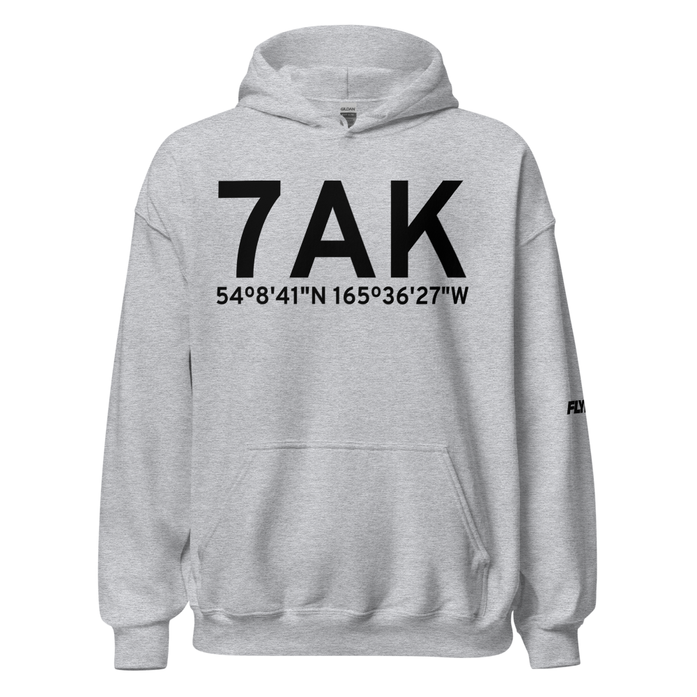 Akutan (PAUT) Airport Hoodie Sweatshirt 