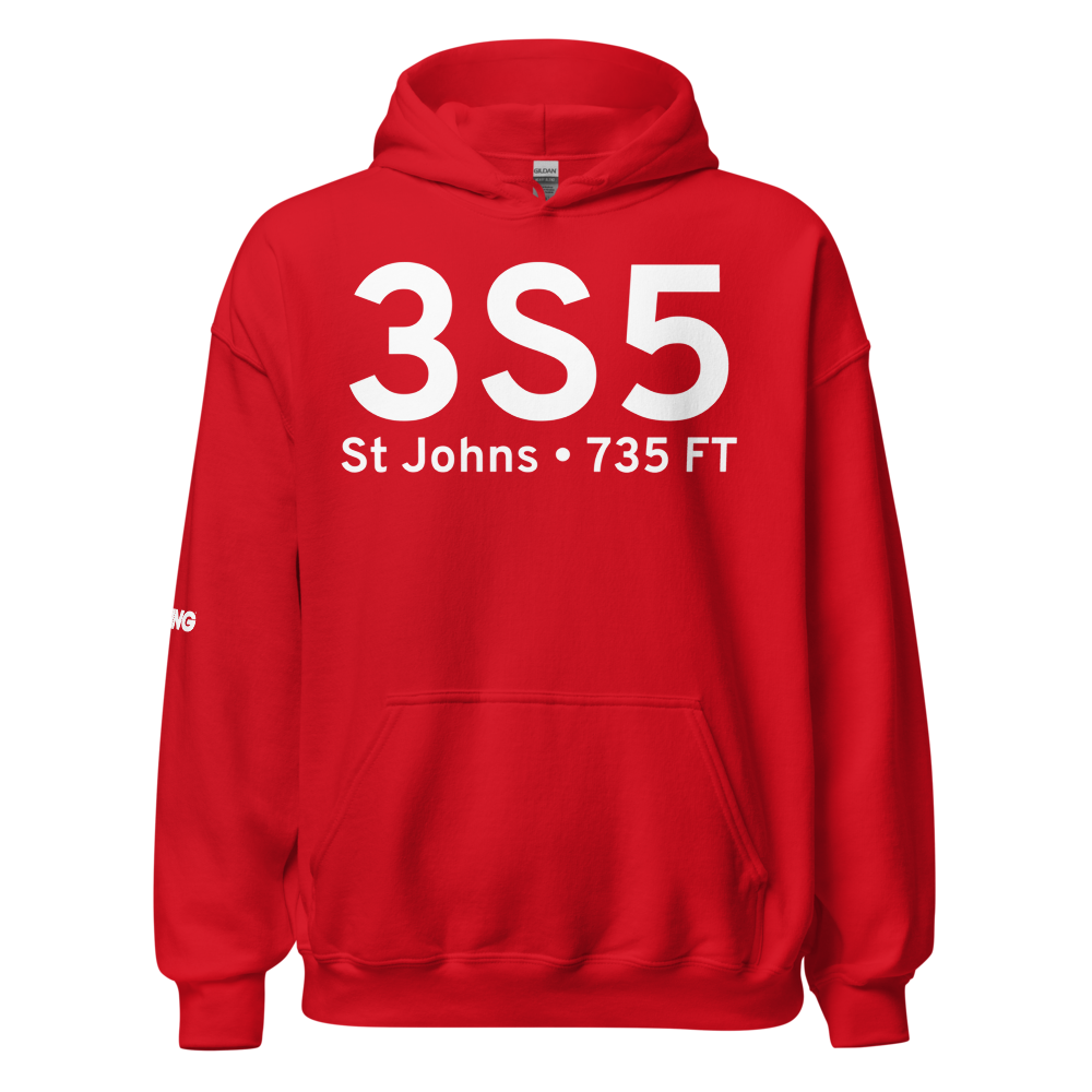 St Johns (3S5) Airport Hoodie Sweatshirt 