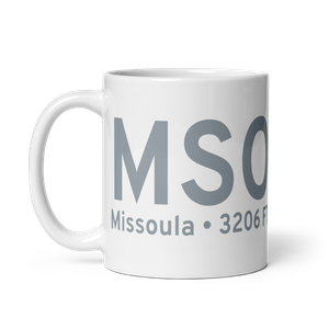 Missoula (KMSO) Airport Mug