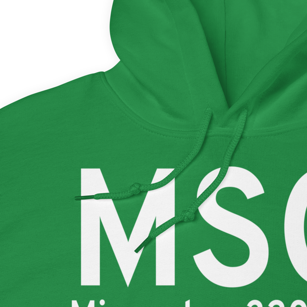 Missoula (KMSO) Airport Hoodie Sweatshirt 
