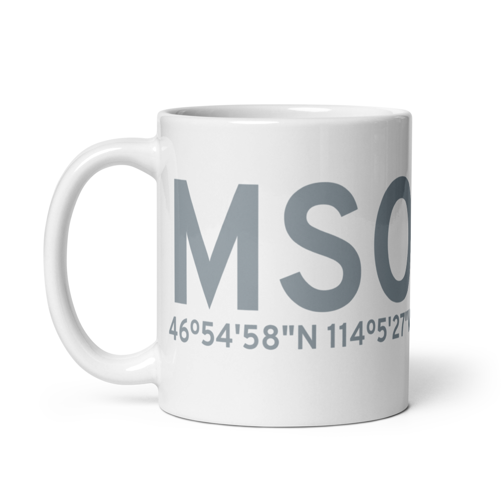 Missoula (KMSO) Airport Mug 