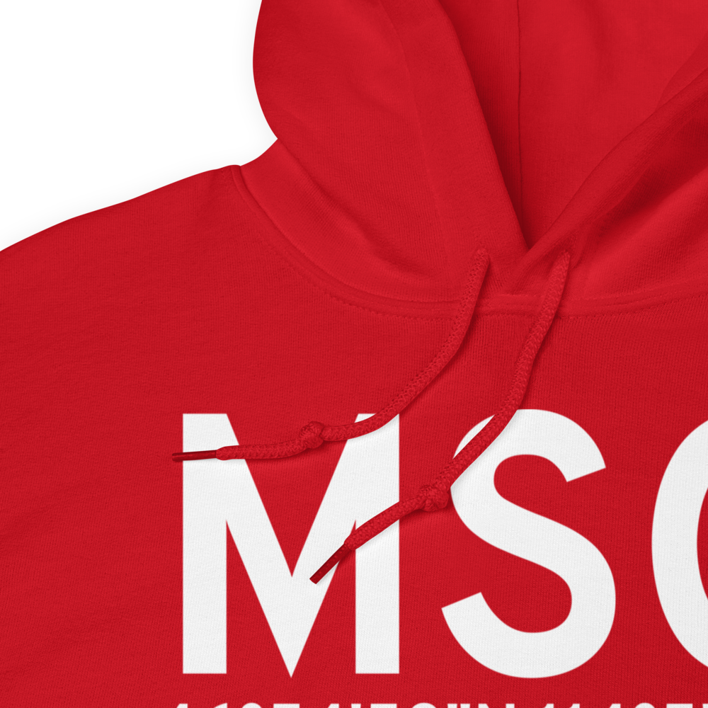 Missoula (KMSO) Airport Hoodie Sweatshirt 
