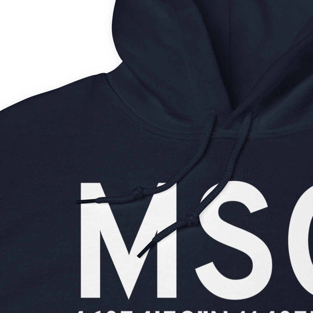 Missoula (KMSO) Airport Hoodie Sweatshirt 