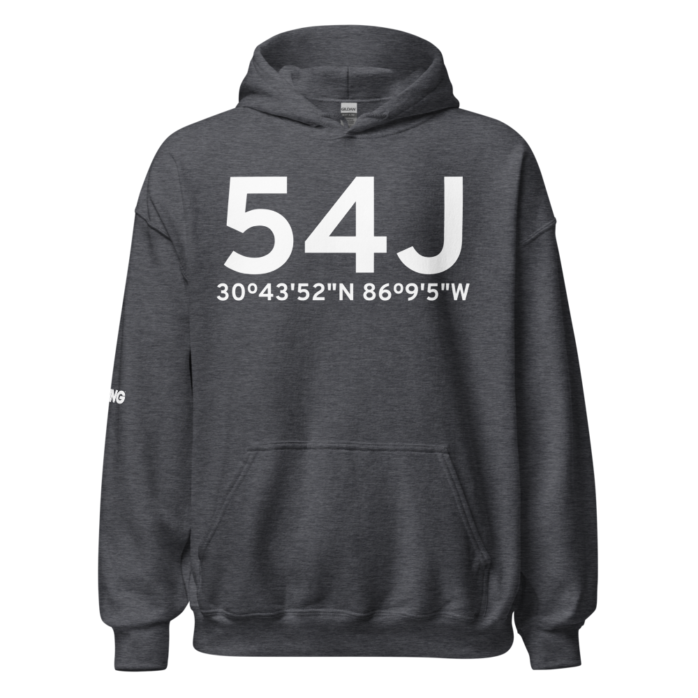 Defuniak Springs (K54J) Airport Hoodie Sweatshirt 