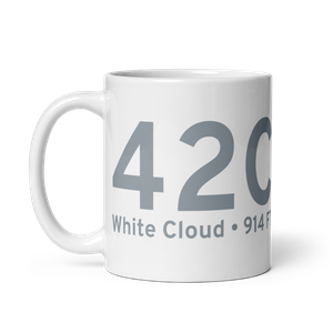 White Cloud (42C) Airport Mug