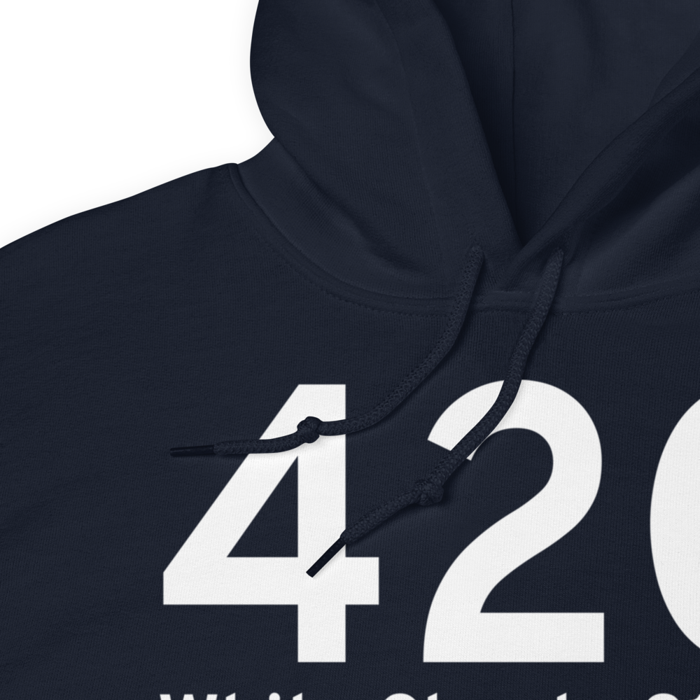 White Cloud (42C) Airport Hoodie Sweatshirt 