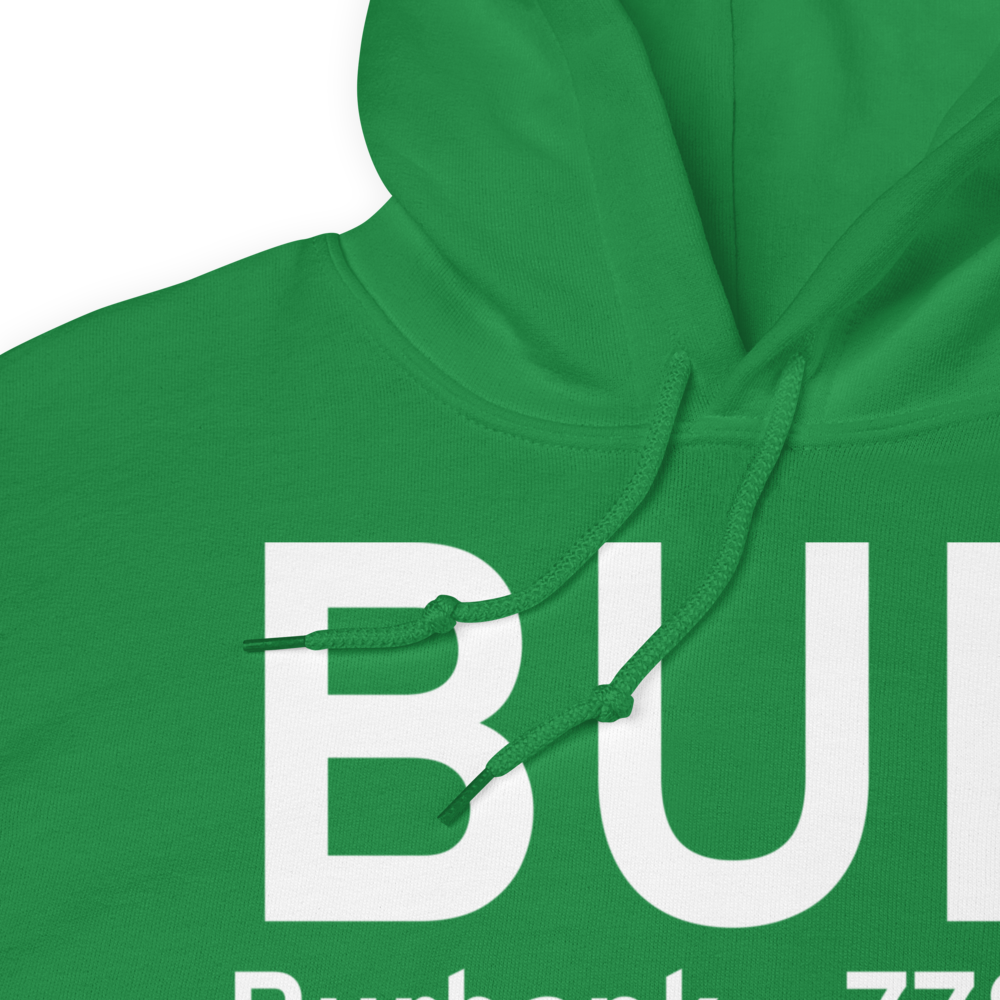 Burbank (KBUR) Airport Hoodie Sweatshirt 