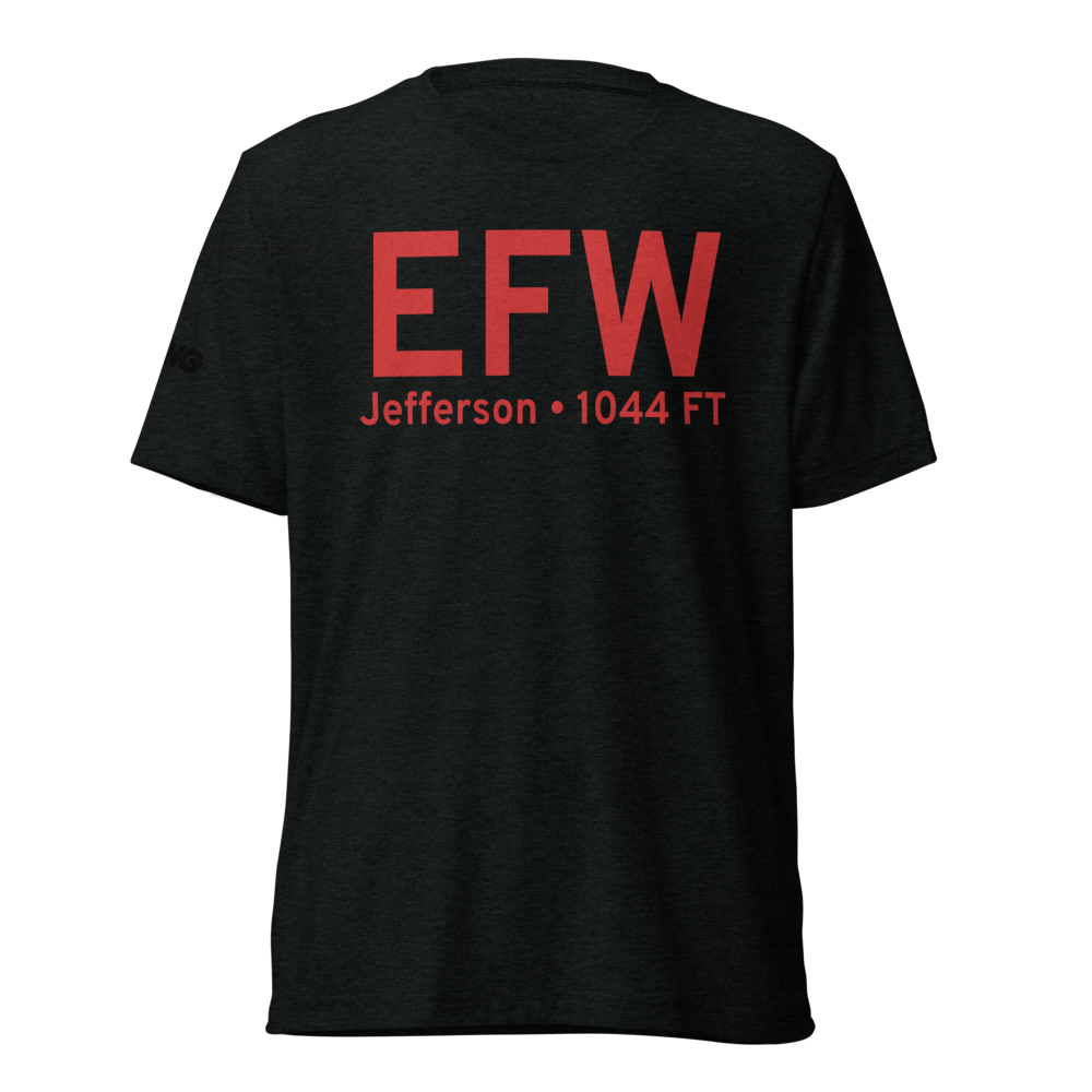 Jefferson (KEFW) Airport Tri-blend T-Shirt 