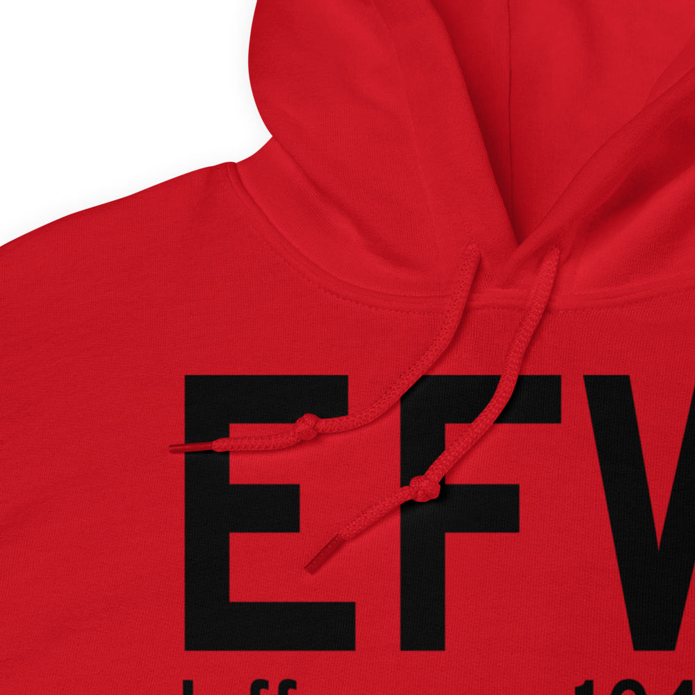 Jefferson (KEFW) Airport Hoodie Sweatshirt 