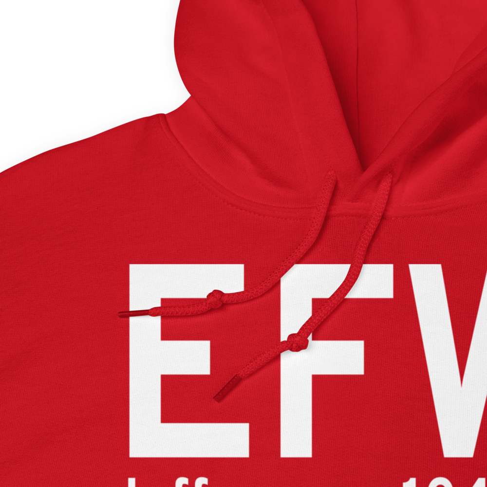 Jefferson (KEFW) Airport Hoodie Sweatshirt 