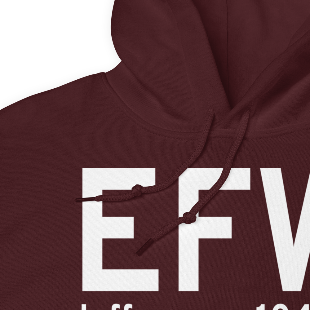 Jefferson (KEFW) Airport Hoodie Sweatshirt 
