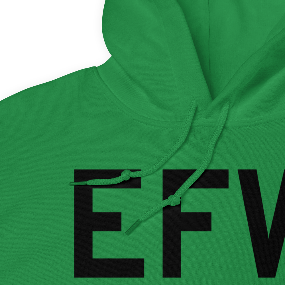 Jefferson (KEFW) Airport Hoodie Sweatshirt 