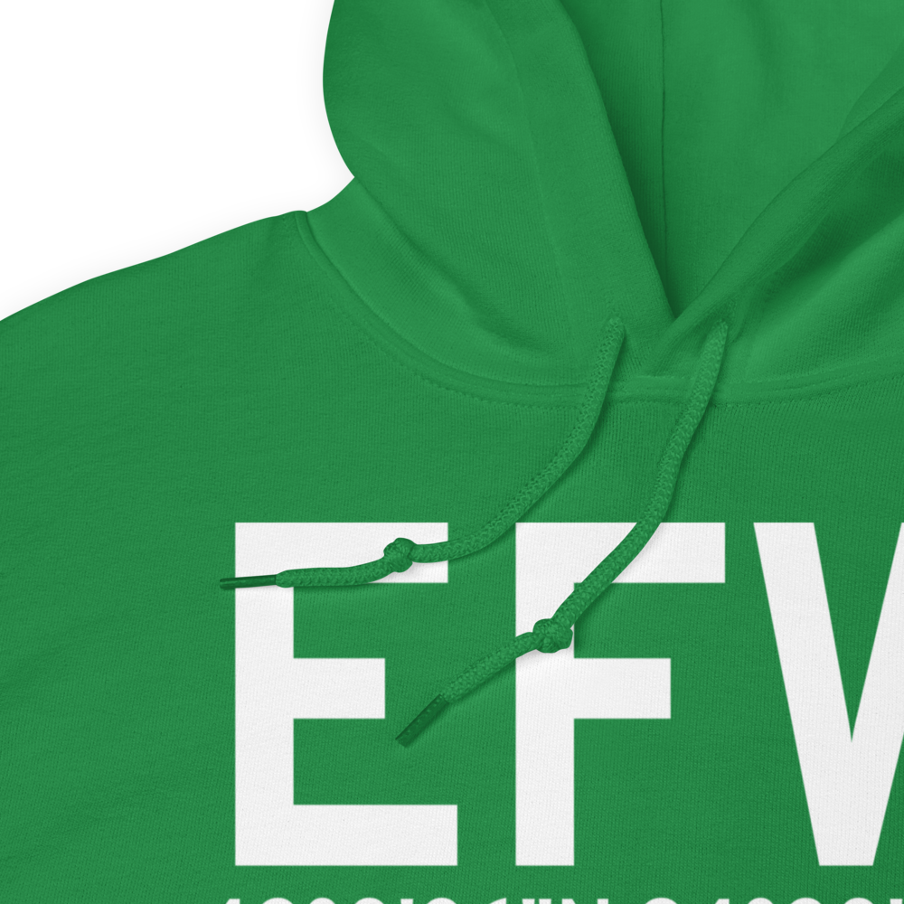 Jefferson (KEFW) Airport Hoodie Sweatshirt 