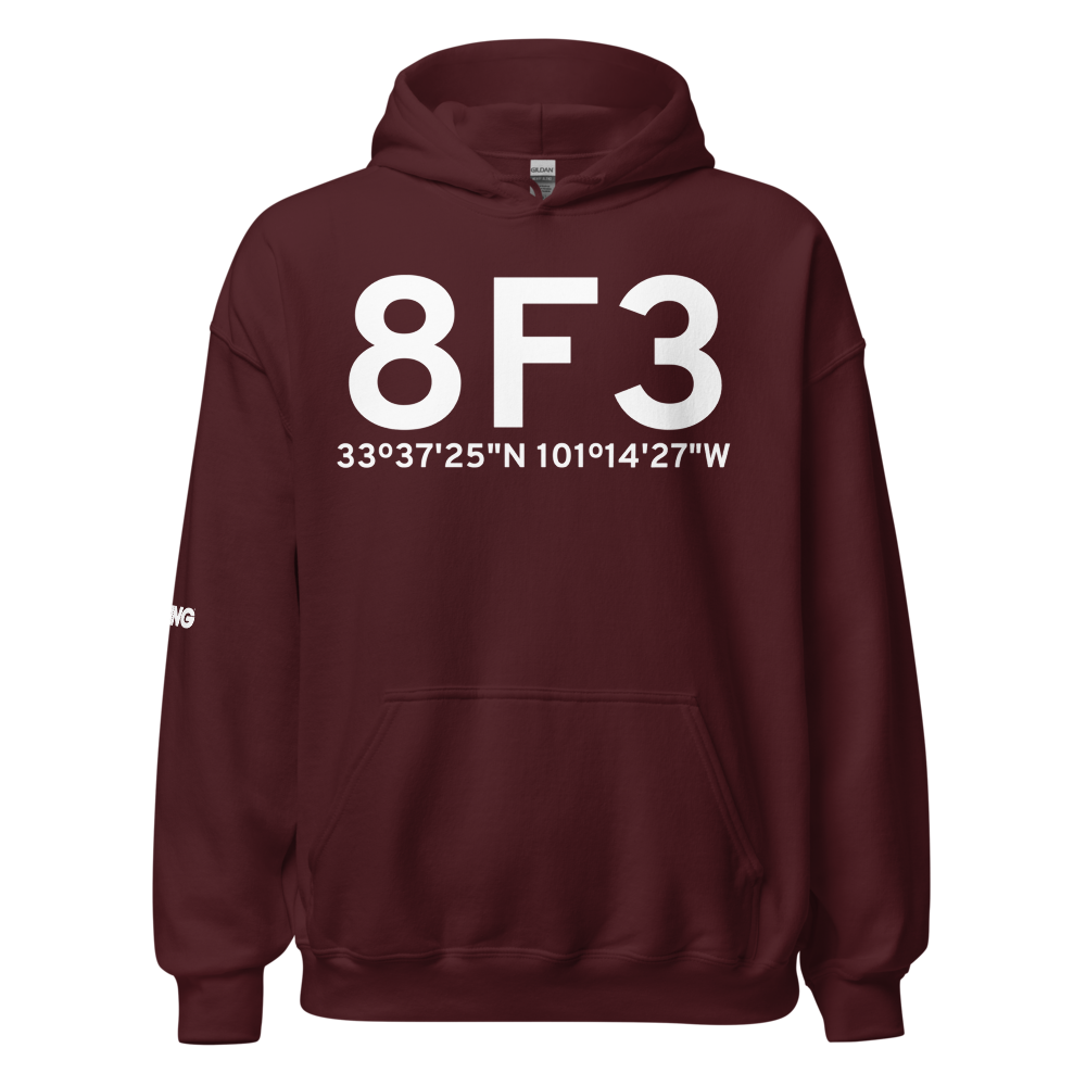 Crosbyton (K8F3) Airport Hoodie Sweatshirt 