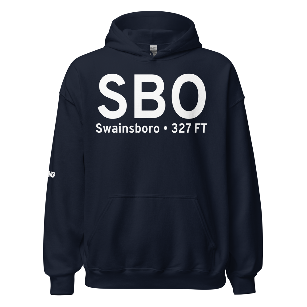 Swainsboro (KSBO) Airport Hoodie Sweatshirt 