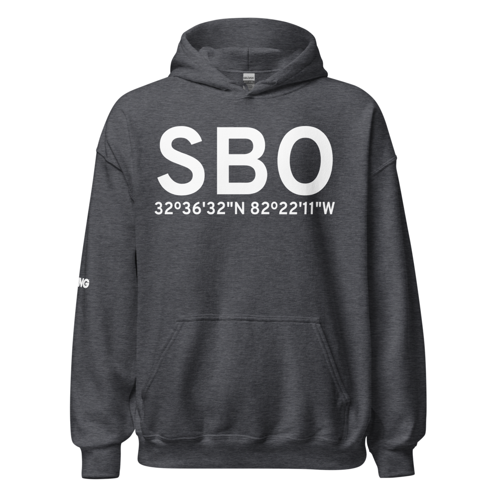 Swainsboro (KSBO) Airport Hoodie Sweatshirt 