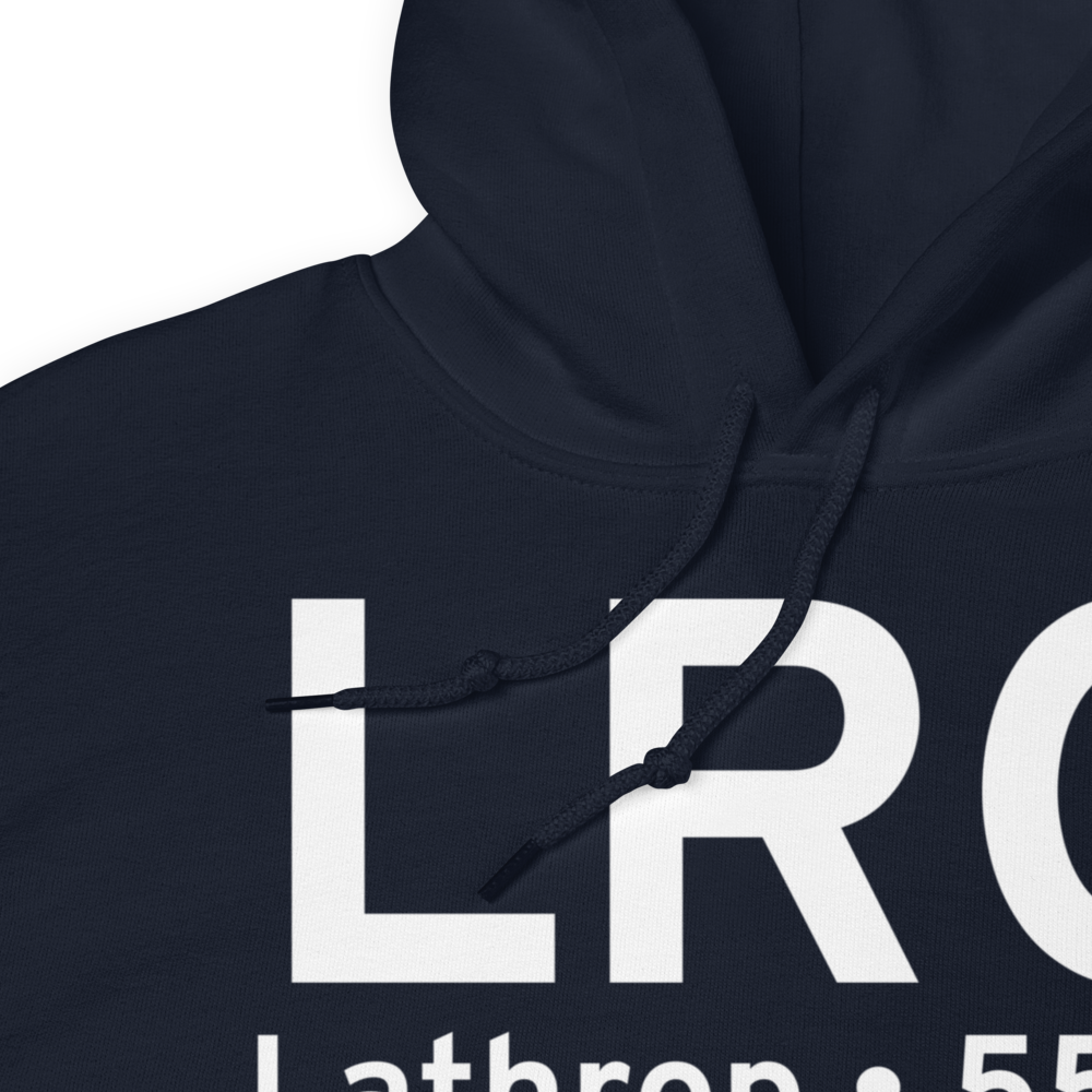 Lathrop (LRO) Airport Hoodie Sweatshirt 