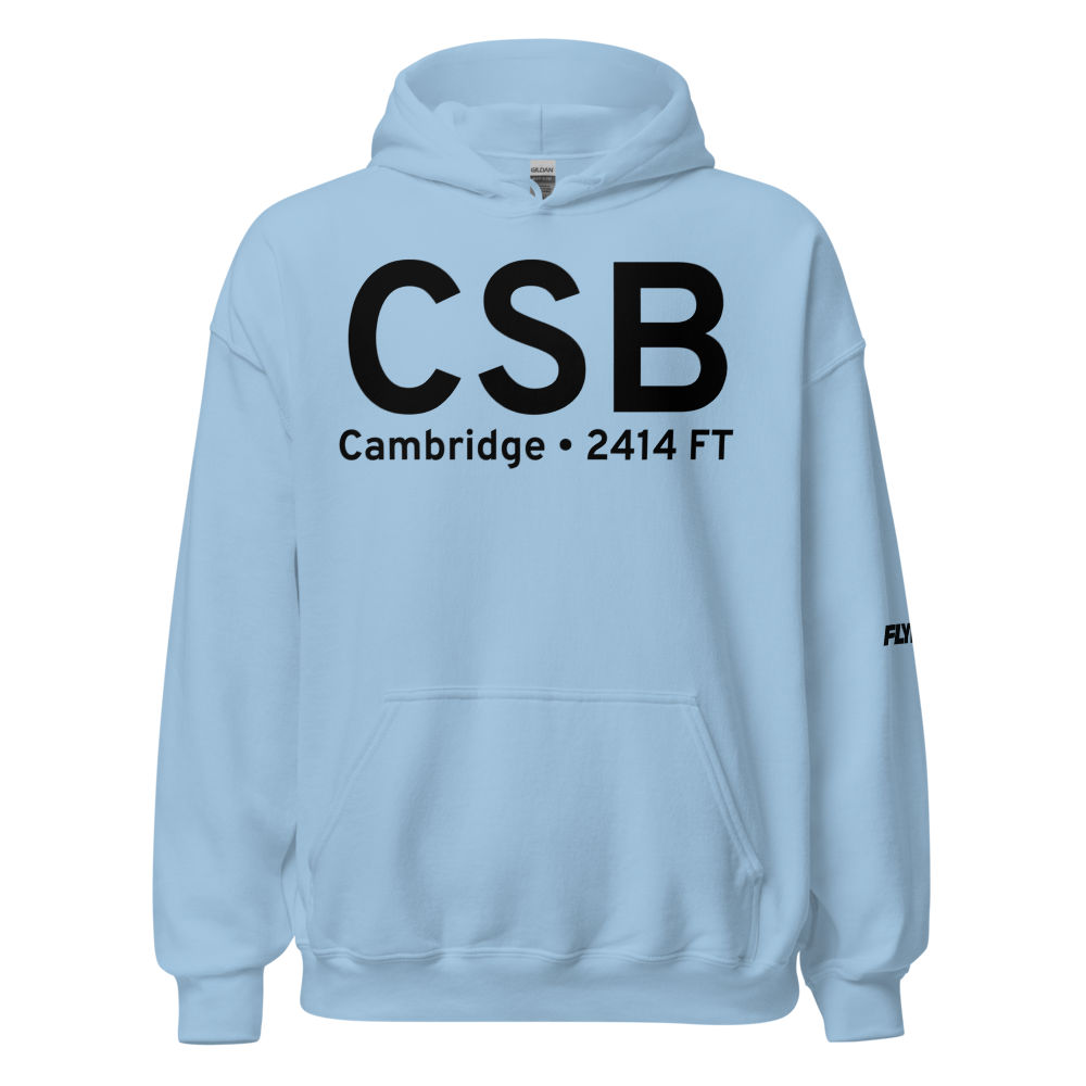 Cambridge (KCSB) Airport Hoodie Sweatshirt 