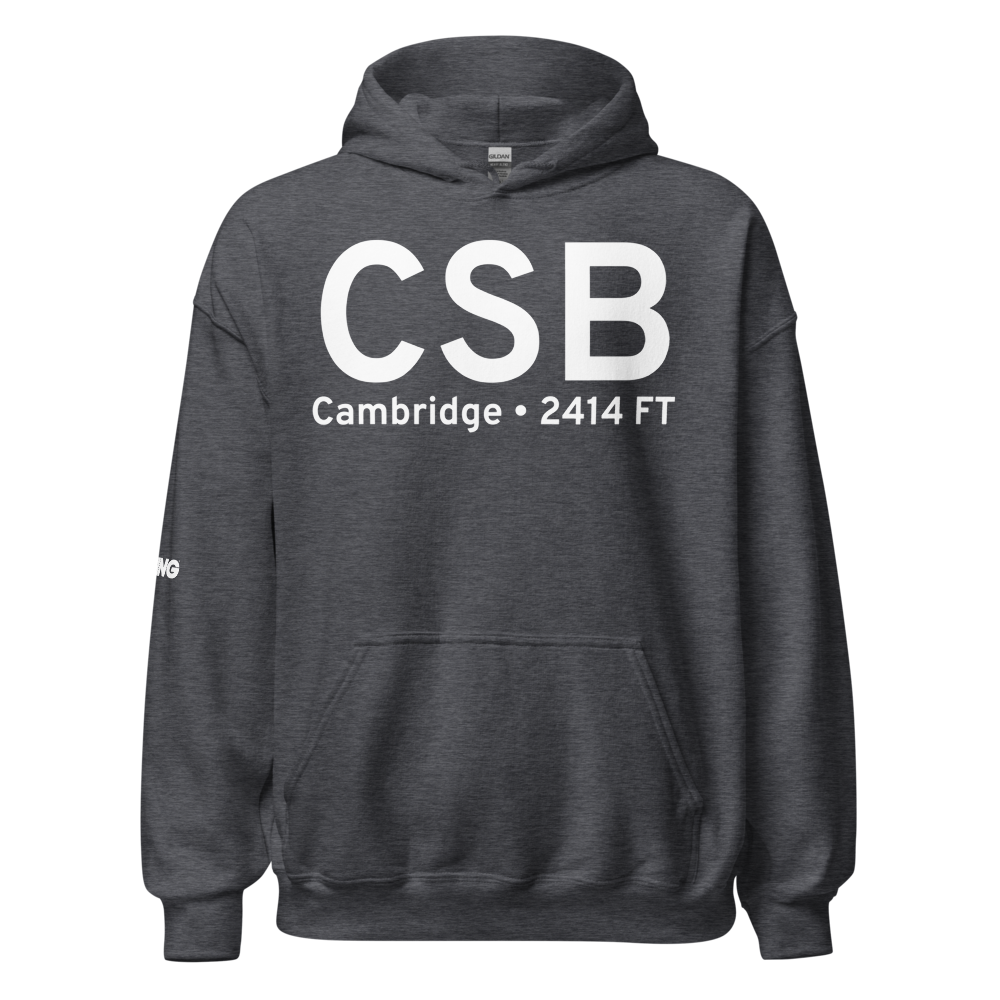 Cambridge (KCSB) Airport Hoodie Sweatshirt 