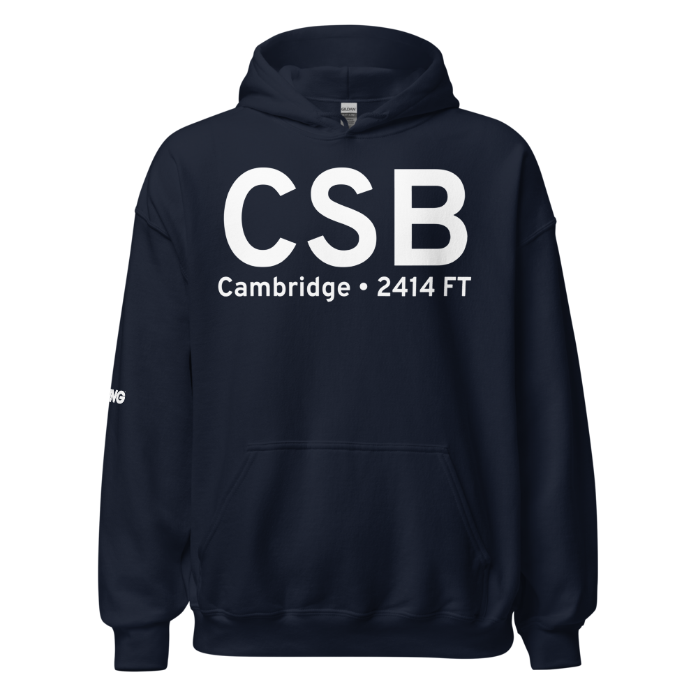 Cambridge (KCSB) Airport Hoodie Sweatshirt 