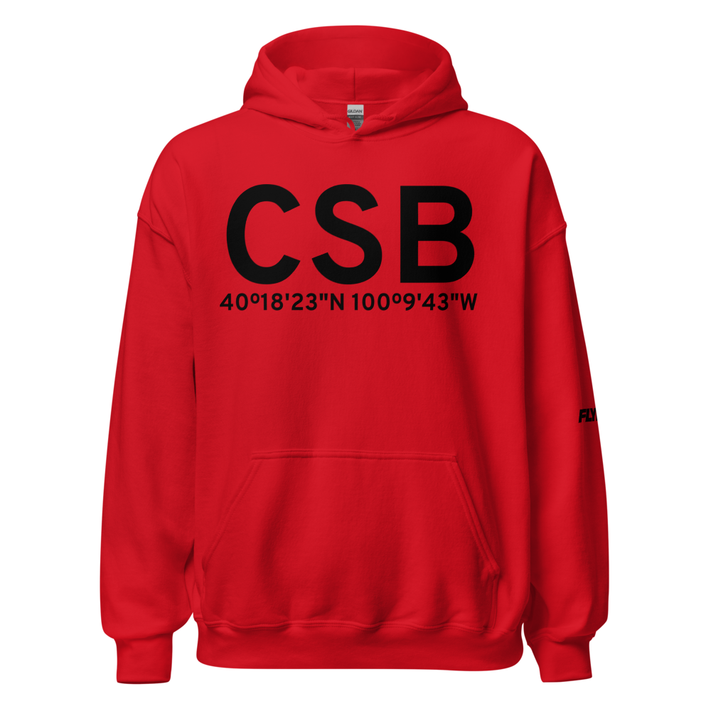 Cambridge (KCSB) Airport Hoodie Sweatshirt 