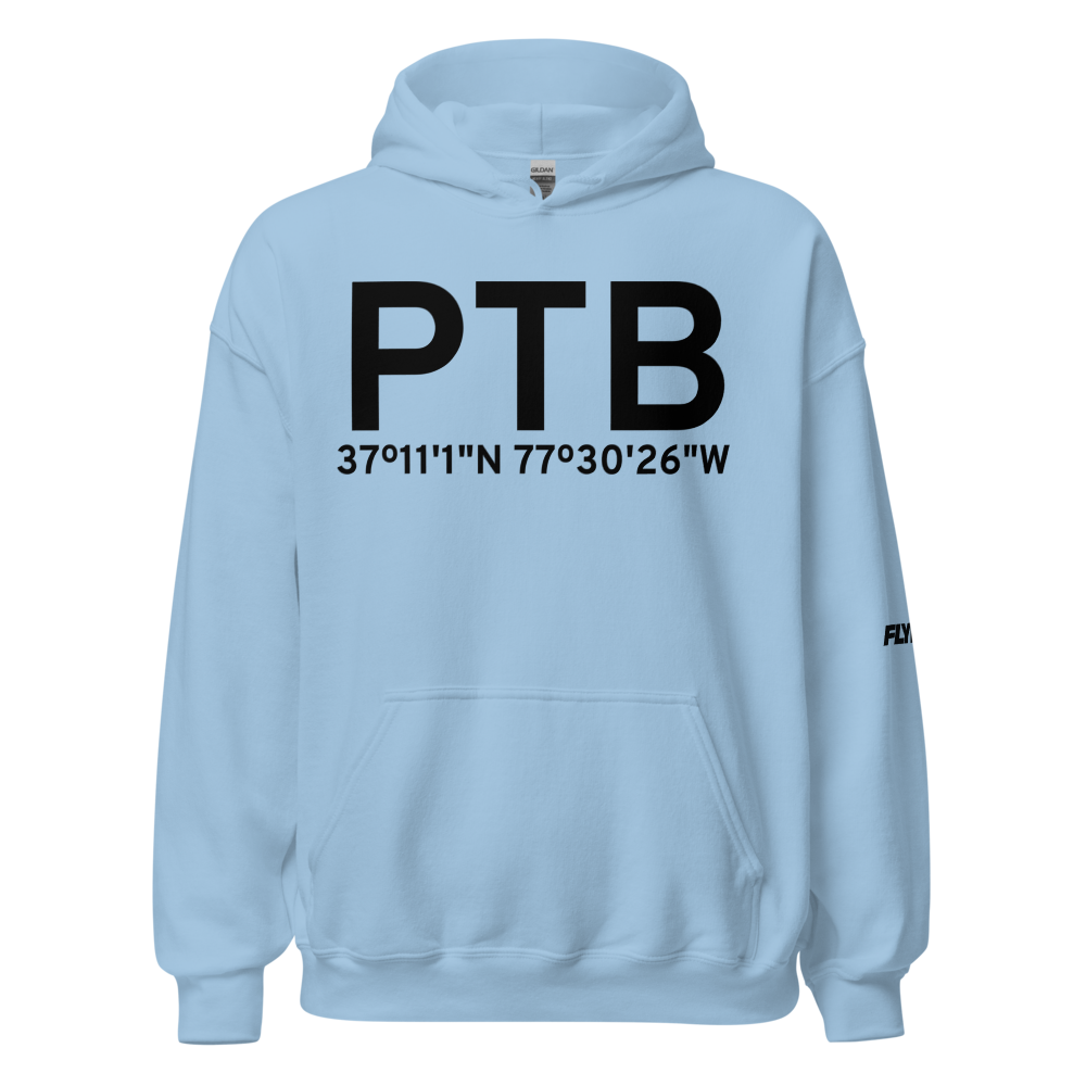 Petersburg (KPTB) Airport Hoodie Sweatshirt 