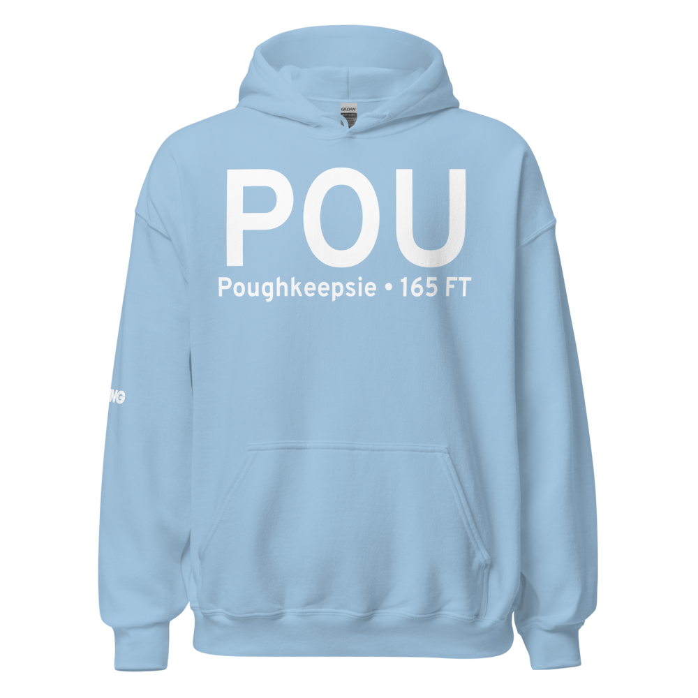 Poughkeepsie (KPOU) Airport Hoodie Sweatshirt 