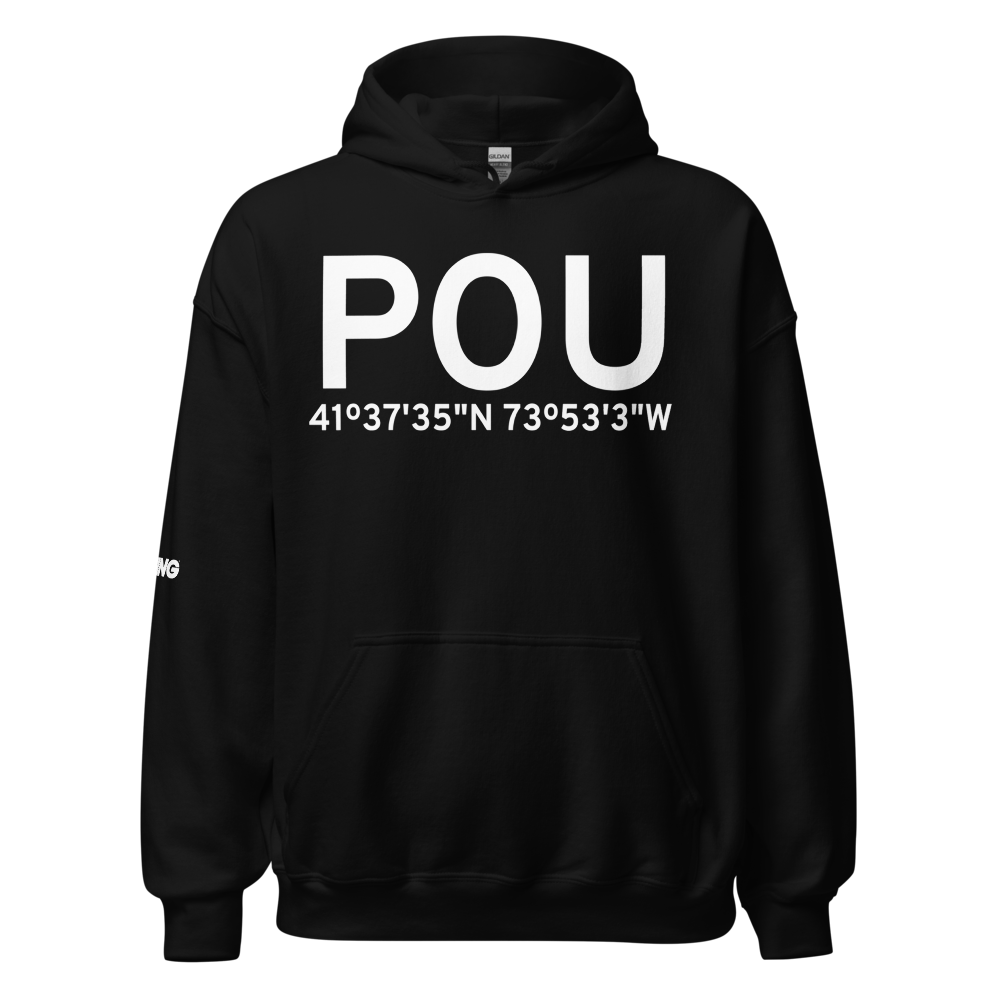 Poughkeepsie (KPOU) Airport Hoodie Sweatshirt 