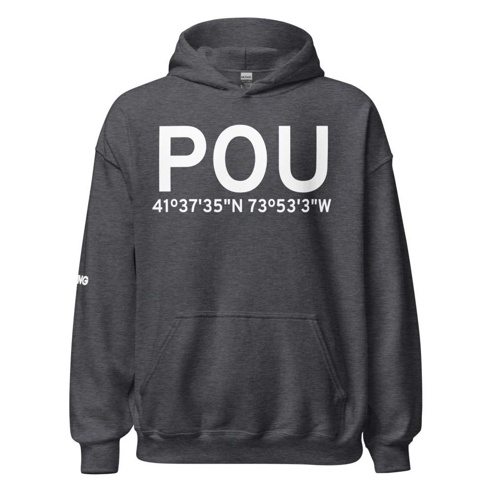 Poughkeepsie (KPOU) Airport Hoodie Sweatshirt 