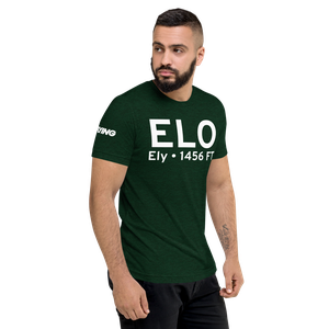 Ely (KELO) Airport Tri-blend T-Shirt