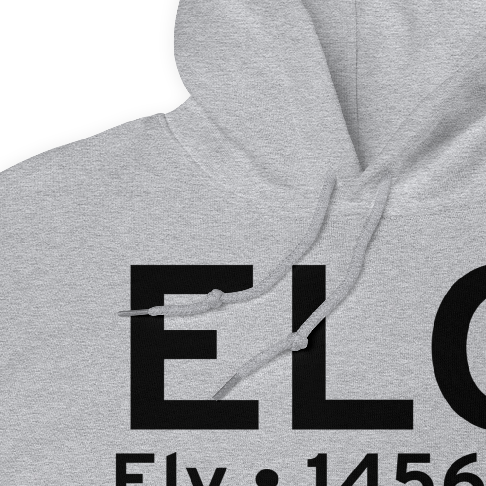 Ely (KELO) Airport Hoodie Sweatshirt 