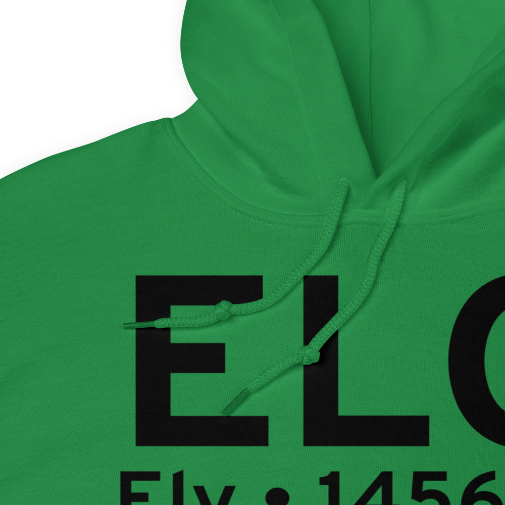 Ely (KELO) Airport Hoodie Sweatshirt 