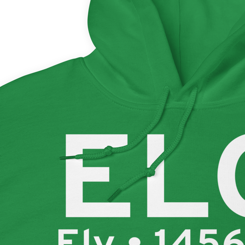Ely (KELO) Airport Hoodie Sweatshirt 