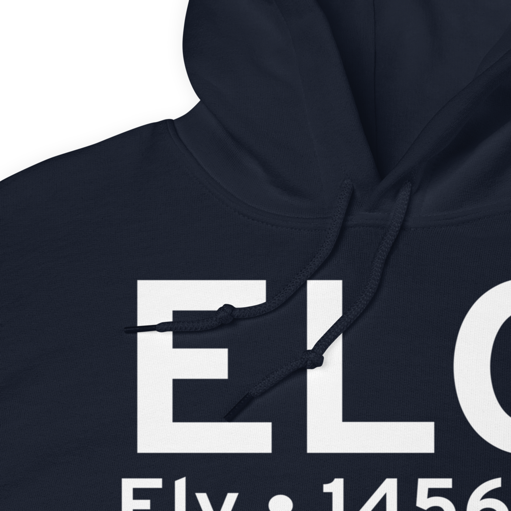 Ely (KELO) Airport Hoodie Sweatshirt 