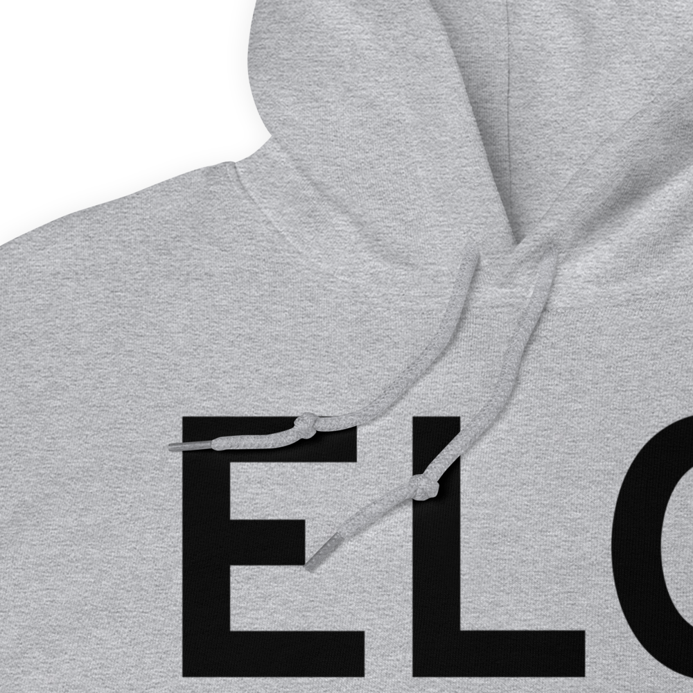 Ely (KELO) Airport Hoodie Sweatshirt 