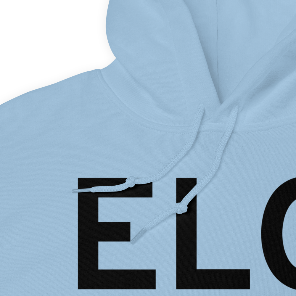 Ely (KELO) Airport Hoodie Sweatshirt 