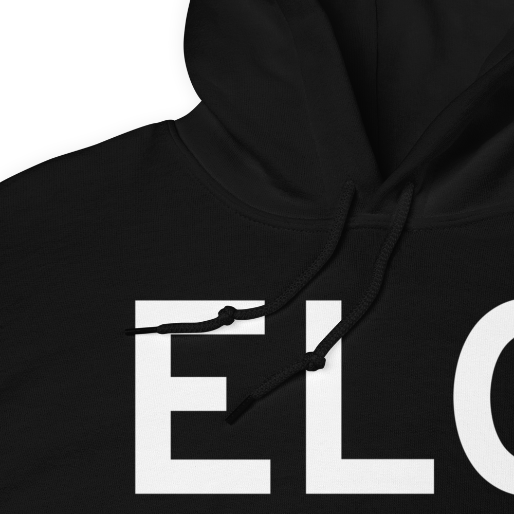 Ely (KELO) Airport Hoodie Sweatshirt 