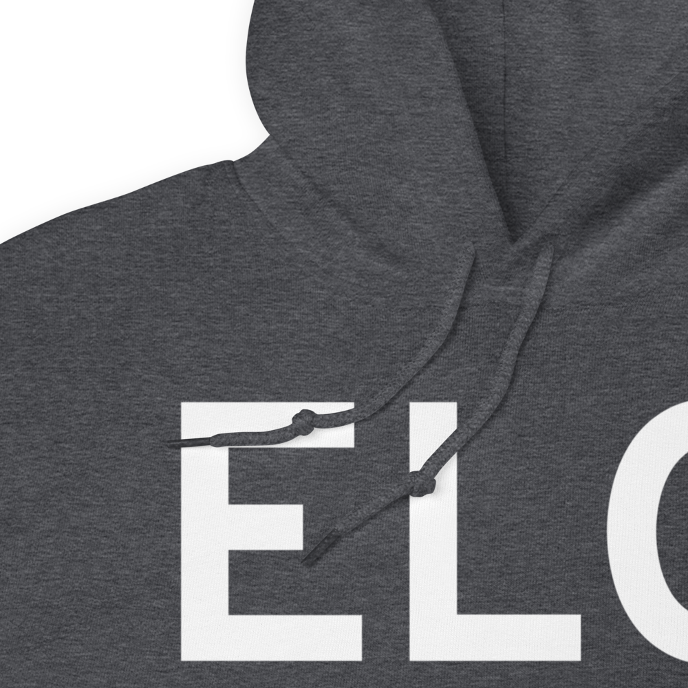 Ely (KELO) Airport Hoodie Sweatshirt 