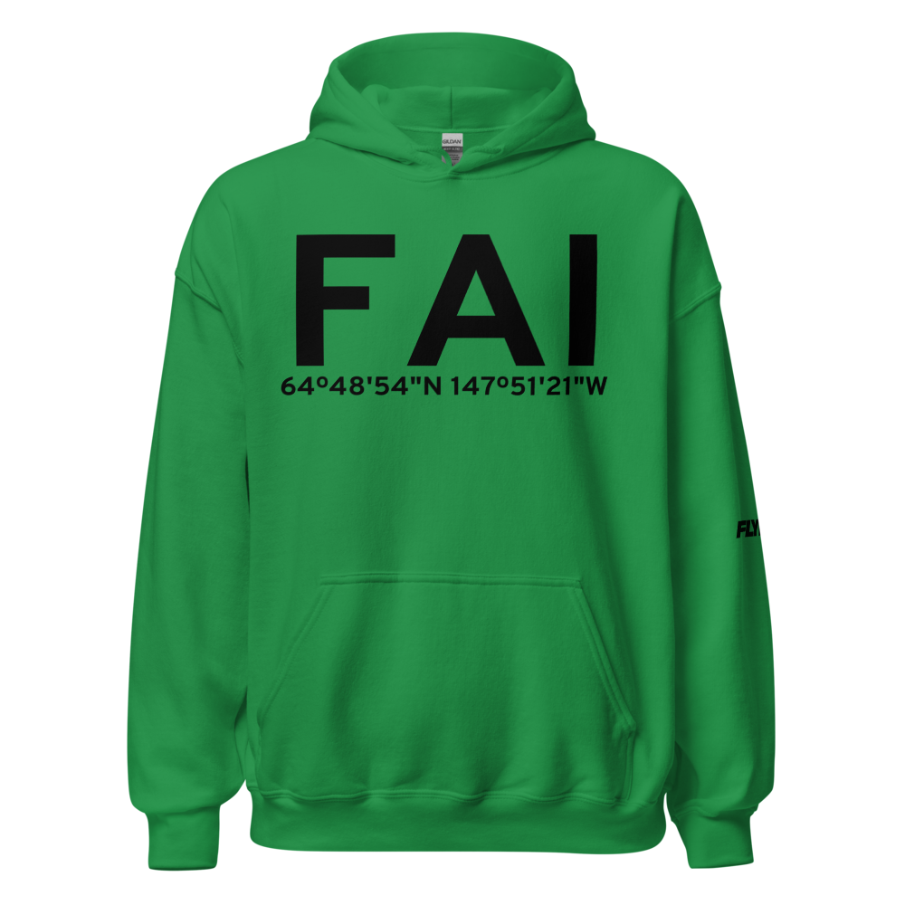 Fairbanks (PAFA) Airport Hoodie Sweatshirt 