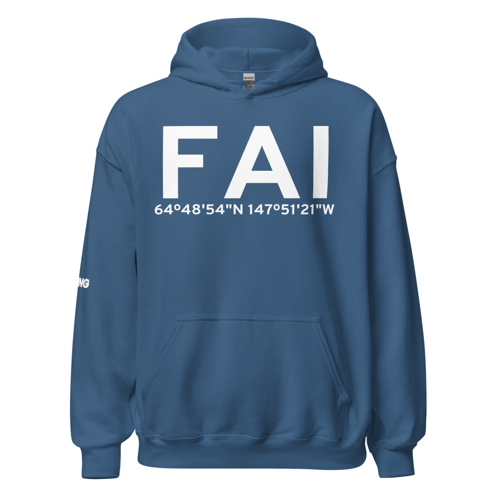 Fairbanks (PAFA) Airport Hoodie Sweatshirt 