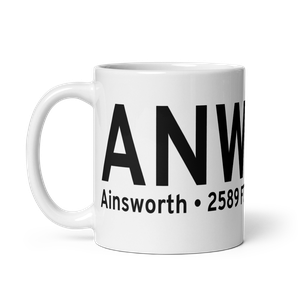 Ainsworth (KANW) Airport Mug