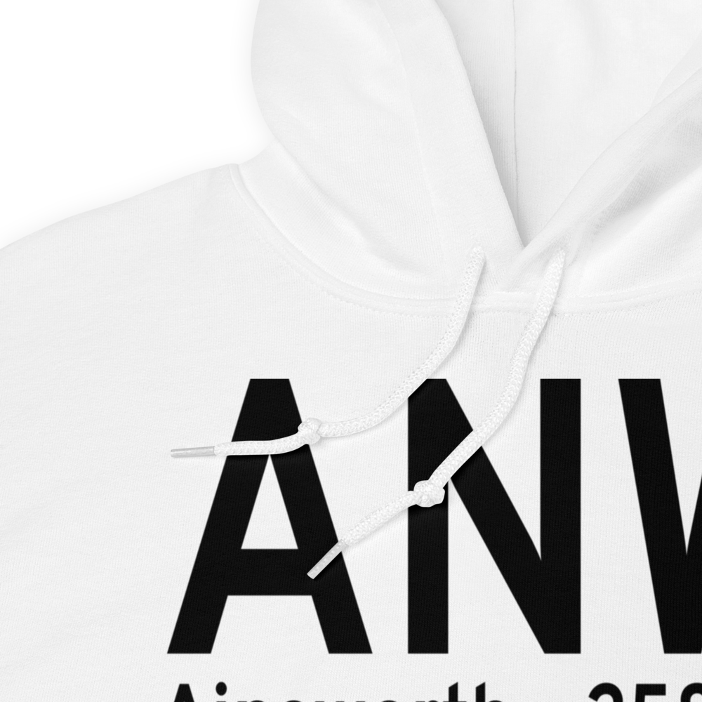 Ainsworth (KANW) Airport Hoodie Sweatshirt 