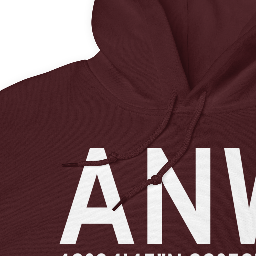 Ainsworth (KANW) Airport Hoodie Sweatshirt 