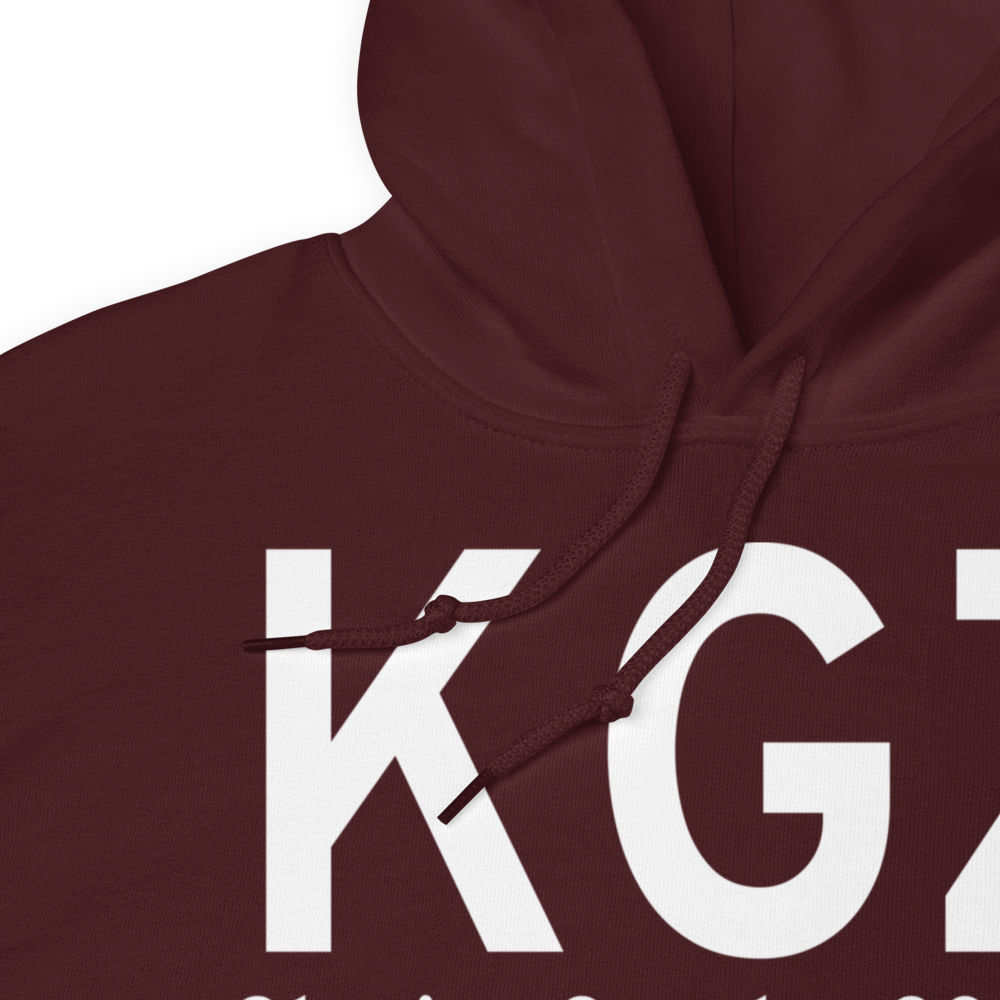 Glacier Creek (KGZ) Airport Hoodie Sweatshirt 