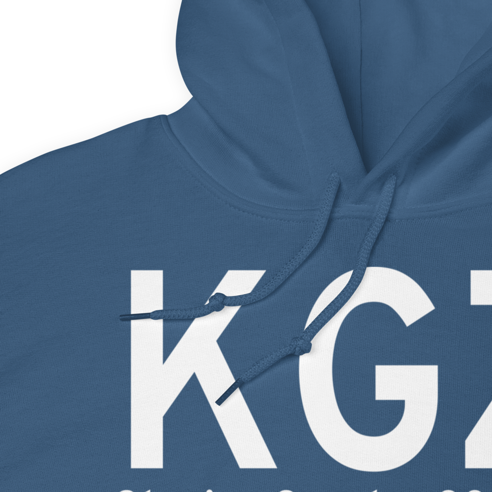Glacier Creek (KGZ) Airport Hoodie Sweatshirt 