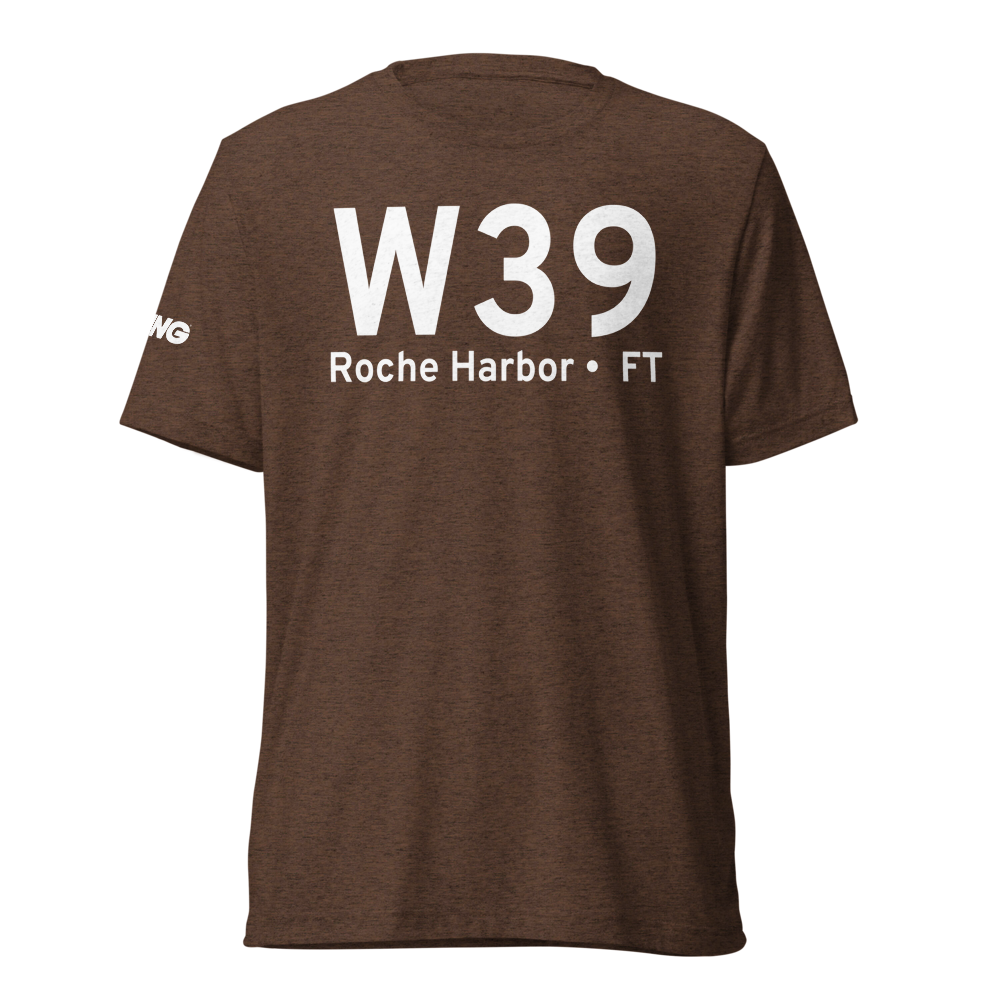 Roche Harbor (W39) Airport Tri-blend T-Shirt 
