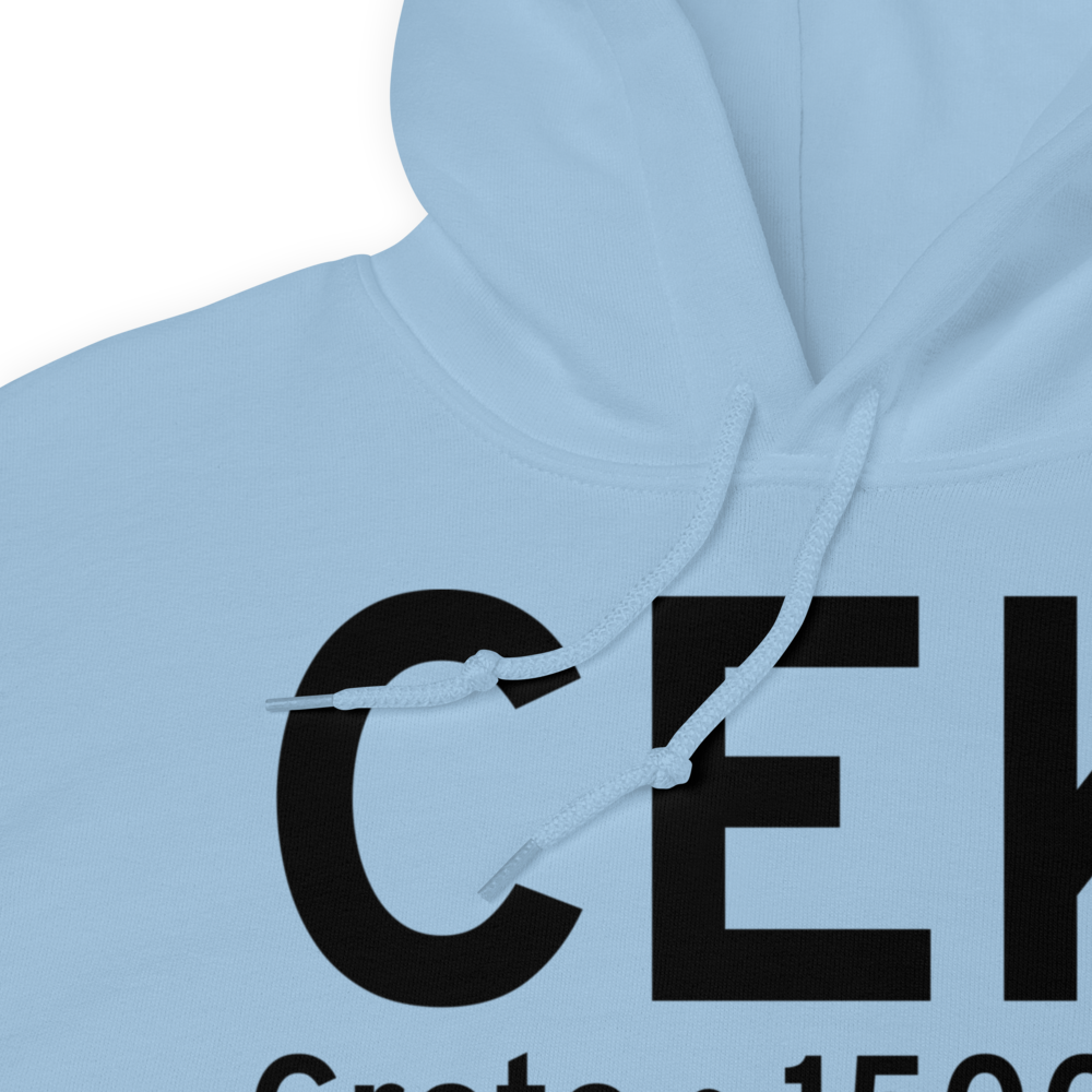 Crete (KCEK) Airport Hoodie Sweatshirt 