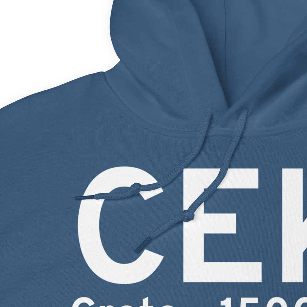 Crete (KCEK) Airport Hoodie Sweatshirt 