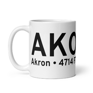 Akron (KAKO) Airport Mug